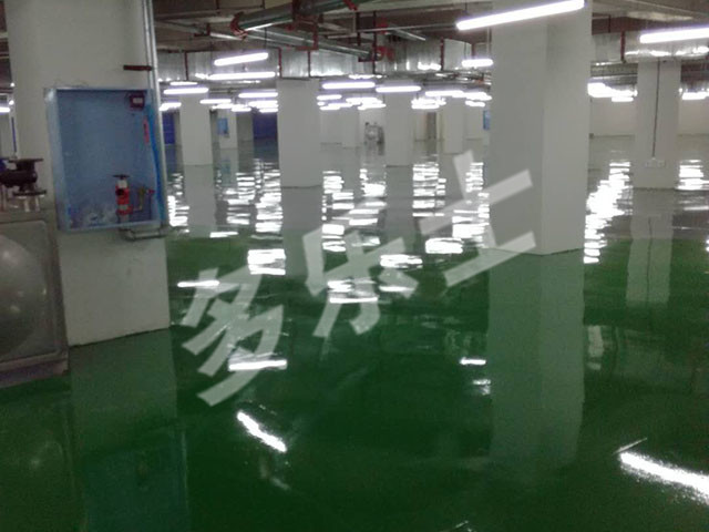 哈尔滨银泰城地下停车场环氧自流平工程